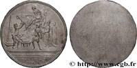 FRANCE Médaille, Arrête ton courroux, cliché uniface CONSTITUTION - ASSEMBLÉE NATIONALE c.1789 (75,5mm, 61,81g, 12h) -