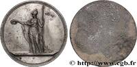 FRANCE Médaille, La République, tirage uniface DIRECTOIRE (1797) (73mm, 53,86g, 12h) -
