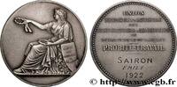 FRANCE Médaille, Union syndicale et mutuelle des restaura ASSURANCES 1922 (35,5mm, 20,18g, 12h) -