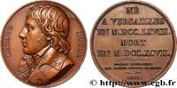FRANCE Médaille, Louis Lazare Hoche GALERIE MÉTALLIQUE DES GRANDS HOMMES FRANÇAIS 1821 (40,5mm, 42,07g, 12h) -