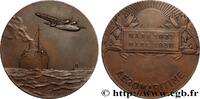 FRANCE Médaille, Aéromaritime AÉRONAUTIQUE - AVIATION : AVIATEURS & AVIONS 1937-1938 (49,5mm, 56,65g, 12h) -