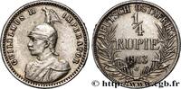 GERMAN EAST AFRICA 1/4 Rupie (Roupie) Guillaume II GERMAN EAST AFRICA Hambourg 1913 (19mm, 2,91g, 12h) -