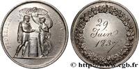 FRANCE Médaille de mariage, Fidélité et Bonheur AMOUR ET MARIAGE 1837 (33mm, 15,15g, 12h) -