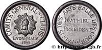 FRANCE Médaille, Conseil général des clubs DEUXIÈME RÉPUBLIQUE 69 - Lyon 1848 (40mm, 27,30g, 6h) -