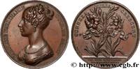 FRANCE Médaille, Mariage de Charles Ferdinand d’Artois et AMOUR ET MARIAGE 1816 (40mm, 36,57g, 12h) -