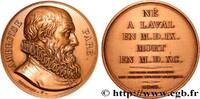 FRANCE Médaille, Ambroise Pare, refrappe GALERIE MÉTALLIQUE DES GRANDS HOMMES FRANÇAIS Monnaie de Paris (1819)/1974 (41mm, 39,18g, 12h) -