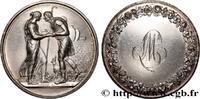 FRANCE Médaille de mariage, Jacob et Rachel, Stéphanie Na AMOUR ET MARIAGE 1828 (40,50mm, 31,02g, 12h) -