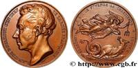 FRANCE Médaille, Prise d'Alger par le comte de Bourmont, ALGÉRIE - LOUIS PHILIPPE (1830) (42,5mm, 37,55g, 12h) -