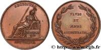 FRANCE Médaille, Anvers, Sécurité ASSURANCES 1819 (29,5mm, 12,70g, 12h) -