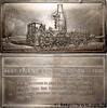 FRANCE Plaquette, locomotive Best Friend of Charleston TRANSPORTS (TRAINS, BUS, TRAMWAYS, BATEAUX...) 1976 (28mm, 50,98g, 12h) -