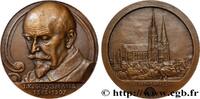 FRANCE Médaille, Joris-Karl Huysmans, La cathédrale LITTÉRATURE : ÉCRIVAINS/ÉCRIVAINES - POÈTES 1931 (67,5mm, 139,66g, 12h) -