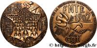 FRANCE Médaille, 100e anniversaire de la Fédération Natio CINQUIÈME RÉPUBLIQUE Monnaie de Paris 2002 (70,5mm, 300,67g, 12h) -