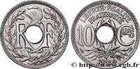 FRANCE 10 centimes Lindauer III REPUBLIC Paris 1924 (21mm, 4,03g, 6h) -