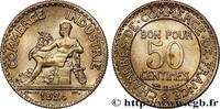 FRANCE 50 centimes Chambres de Commerce III REPUBLIC Paris 1924 (18mm, 2,01g, 6h) -