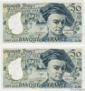 FRANCE 50 Francs QUENTIN DE LA TOUR Consécutifs FRANCE 50 Francs QUENTIN DE LA TOUR Consécutifs 1990 UNC- -