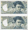 FRANCE 50 Francs QUENTIN DE LA TOUR Consécutifs FRANCE 50 Francs QUENTIN DE LA TOUR Consécutifs 1990 UNC- -