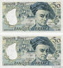 FRANCE 50 Francs QUENTIN DE LA TOUR Consécutifs FRANCE 50 Francs QUENTIN DE LA TOUR Consécutifs 1990 UNC- -