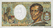FRANCE 200 Francs MONTESQUIEU FRANCE 200 Francs MONTESQUIEU 1981 UNC- -