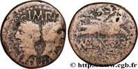 THE JULIO-CLAUDIANS (27 BC to 69 AD) Dupondius COL NEM (as) NEMAUSUS - NIMES - AUGUSTUS and AGRIPPA Nîmes c. 16/15 - 10 AC. (26mm, 13,07g, 3h) -