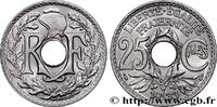 FRANCE 25 centimes Lindauer III REPUBLIC 1933 (24mm, 5,08g, 6h) -