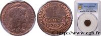 FRANCE 1 centime Daniel-Dupuis III REPUBLIC Paris 1909 (15,24mm, 1g, 6h) -