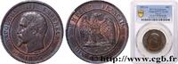 FRANCE Dix centimes Napoléon III, tête nue SECOND EMPIRE Bordeaux 1853 (30mm, g, 6h) -