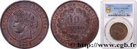 FRANCE 10 centimes Cérès III REPUBLIC Paris 1893 (30mm, 10g, 6h) -