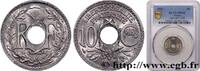 FRANCE 10 centimes Lindauer III REPUBLIC 1921 (21mm, 4g, 6h) -