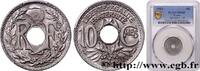 FRANCE 10 centimes Lindauer III REPUBLIC Paris 1924 (21mm, 4g, 6h) -