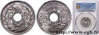 FRANCE 25 centimes Lindauer, Cmes souligné III REPUBLIC 1915 (24mm, 5g, 6h) -