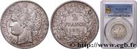 FRANCE 2 francs Cérès, avec légende III REPUBLIC Paris 1871 (27,06mm, 10g, 6h) -