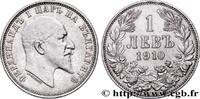 BULGARIA 1 Lev Ferdinand Ier BULGARIA 1910 (23mm, 5,00g, 6h) -