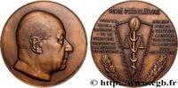FRANCE Médaille, René Piédelièvre MÉDECINE - SOCIÉTÉS MÉDICALES - MÉDECINS/CHIRURGIENS - ASSISTANCE PUBLIQUE 1962 (67,5mm, 160,02g, 12h) -
