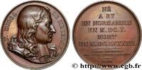 FRANCE Médaille, François Eudes, sieur de Mézeray GALERIE MÉTALLIQUE DES GRANDS HOMMES FRANÇAIS 1817 (40,5mm, 34,11g, 12h) -