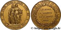 FRANCE Médaille, Rattachement de Genève à la Suisse SUISSE Suisse, Genève 1864 (46,5mm, 56,18g, 12h) -