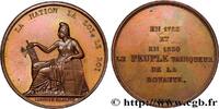 FRANCE Médaille, Le peuple vainqueur de la royauté POLITIQUE 1832 (41,5mm, 30,10g, 12h) -