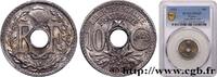 FRANCE 10 centimes Lindauer III REPUBLIC 1921 (21mm, 4g, 6h) -