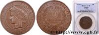 FRANCE 10 centimes Cérès III REPUBLIC Paris 1871 (30mm, 10g, 6h) -