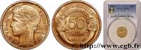 FRANCE 50 centimes Morlon III REPUBLIC 1936 (18mm, 2g, 6h) -