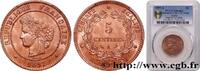 FRANCE 5 centimes Cérès III REPUBLIC Paris 1897 (25mm, 5g, 6h) -