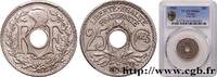 FRANCE 25 centimes Lindauer III REPUBLIC 1924 (24mm, 5g, 6h) -