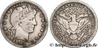 UNITED STATES OF AMERICA 1/4 Dollar Barber UNITED STATES OF AMERICA Philadelphie 1905 (24,3mm, 6,11g, 6h) -