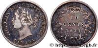 CANADA 10 Cents Victoria CANADA 1871 (18mm, 2,35g, 6h) -