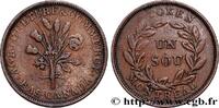 CANADA 1 Sou Province du Bas Canada Banque du Peuple, Mon CANADA n.d. (27mm, 7,34g, 6h) -