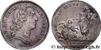 FRANCE Sainte - Madeleine - Ville - L’Evêque ÉGLISES DE PARIS 1750 (28mm, 7,36g, 6h) -