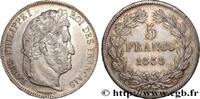 FRANCE 5 francs IIe type Domard LOUIS-PHILIPPE I Lyon 1838 (37mm, 25,04g, 6h) -