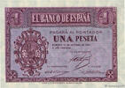 SPAIN 1 Peseta SPAIN 1 Peseta 1937 UNC- -