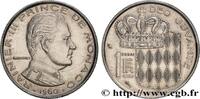 MONACO Essai de 1 Franc Rainier III MONACO Paris 1960 (23,97mm, 6g, 6h) -