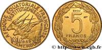 FRENCH EQUATORIAL AFRICA - CAMEROON Essai de 5 Francs FRENCH EQUATORIAL AFRICA - CAMEROON Paris 1958 (20mm, 2,89g, 6h) -