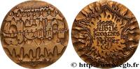FRANCE Médaille, Jubilé Jacques Peiffer ARTISTES : MUSICIENS, PEINTRES, SCULPTEURS Monnaie de Paris 1988 (67,5mm, 174,97g, 12h) -